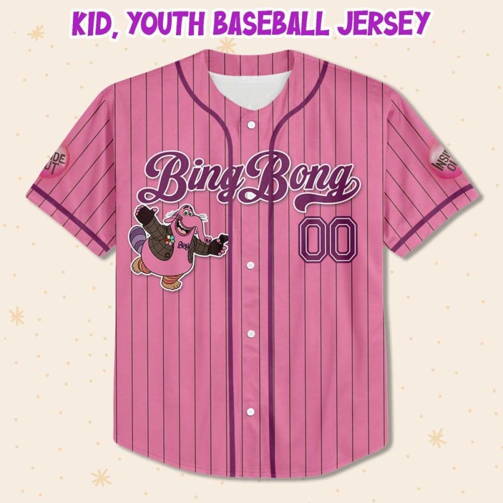 Custom Pink Baseball Jersey For Kids/Youth/Adults - Personalize With Your Name! - Image 3
