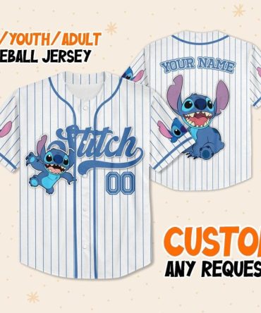 Custom Stitch Baseball Jersey For Kids/Youth/Adults – Personalized Sportswear Gift