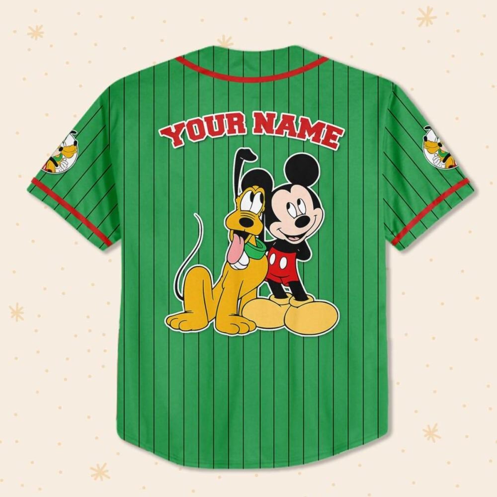 Custom Green Baseball Jersey For Kids/Youth/Adults – Personalize With Your Name! - Image 3