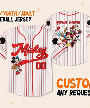 Customizable Kids/Youth/Adult Baseball Jersey - Personalize With Your Name!