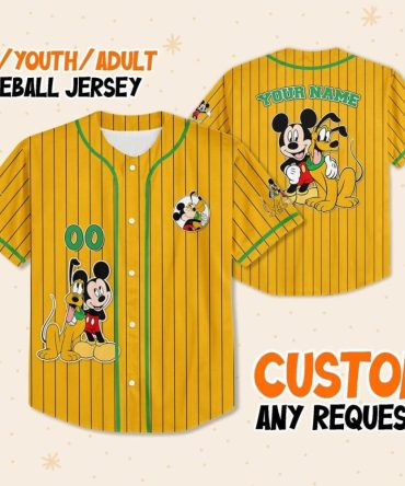 Custom Kids/Adult Baseball Jersey - Add Your Name & Favorite Characters - Perfect Gift!