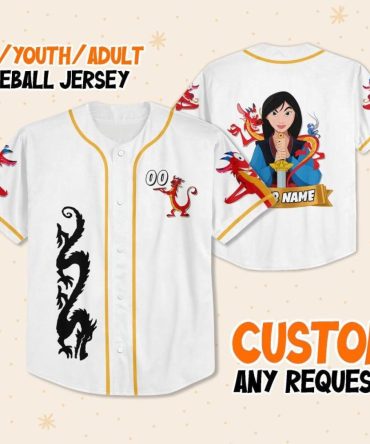 Customizable Kids/Youth/Adult Dragon Baseball Jersey - Unique Design, Any Name Request!
