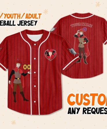 Custom Red Baseball Jersey For Kids/Youth/Adults – Personalized Hero Design