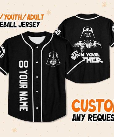 Custom Star Wars Baseball Jersey - Kids/Youth/Adult Sizes - Personalized Name & Design