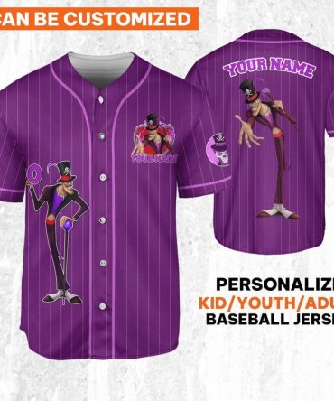 Customizable Purple Baseball Jersey For Kids/Youth/Adults - Personalize With Your Name!