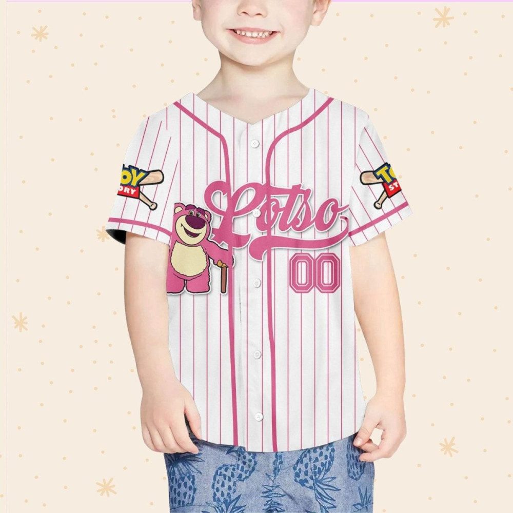 Customizable Kid/Youth/Adult Baseball Jersey - Cute Bear Design - Personalize With Your Name! - Image 5