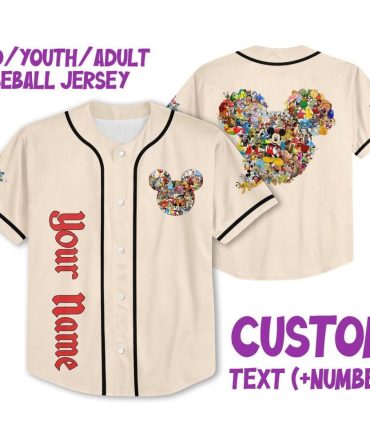 Custom Youth/Adult Baseball Jersey - Add Your Name & Number - Unique Design!