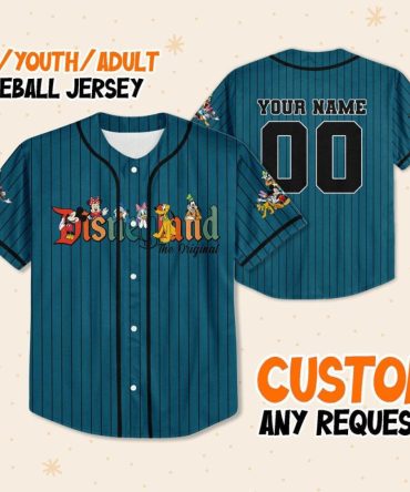 Customizable Kids/Adults Baseball Jersey – Add Your Name & Number – Perfect Gift!