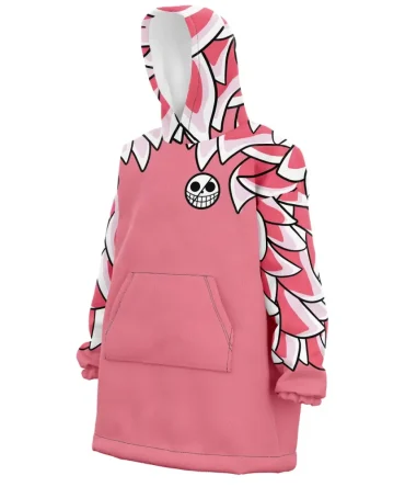 Doflamingo One Piece Hooded Blanket Hoodie