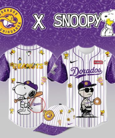 Exclusive Dorados X Snoopy Baseball Jersey – Limited Edition Peanuts Design