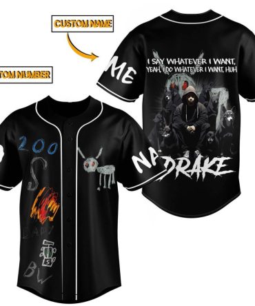 Customizable Graphic Jersey - Add Your Name & Number - Unique Design Tee