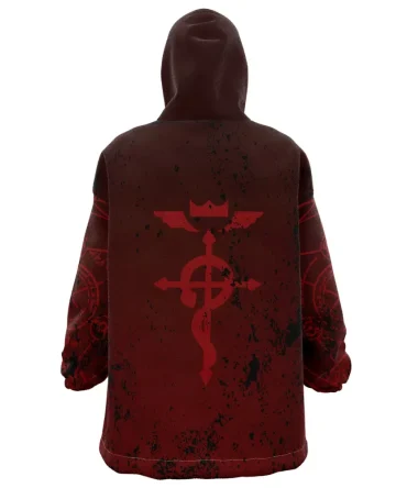 Edward Elric Transmutation Circle Fullmetal Alchemist Hooded Blanket Hoodie