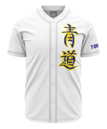 Stylish Anime-Inspired White Baseball Jersey – Eye-Catching Design, Perfect For Fans!