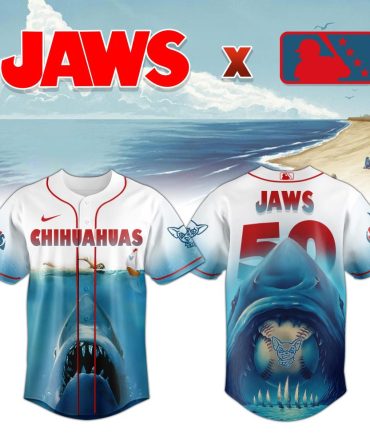 Jaws X Mlb Chihuahuas Jersey – Limited Edition Shark Design Baseball Shirt