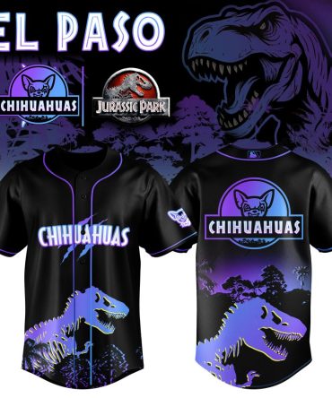 Limited Edition El Paso Chihuahuas Jurassic Park Jersey – Unleash Your Dino Style!