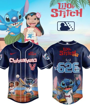 Limited Edition Lilo & Stitch Baseball Jersey - Vibrant Design For Fans & Collectors