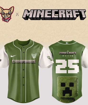 Exclusive Minecraft X Chihuahuas Baseball Jersey – Gamer Style Meets Sporty Chic!