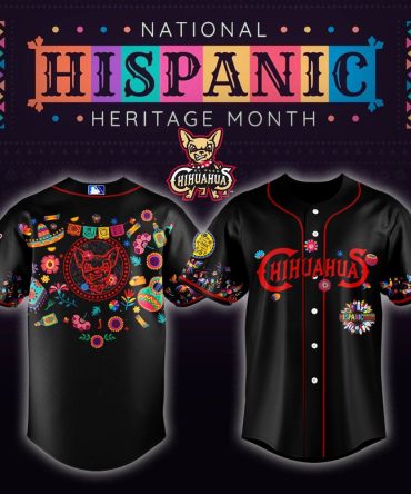 Celebrate Hispanic Heritage: Vibrant Chihuahuas Baseball Jersey - Limited Edition!