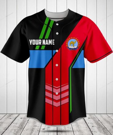 Customizable Colorful Baseball Jersey – Personalized Name & Logo Design