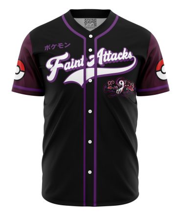 Unisex Anime-Inspired Baseball Jersey – Bold Black & Purple Design, Perfect Gift For Fans!