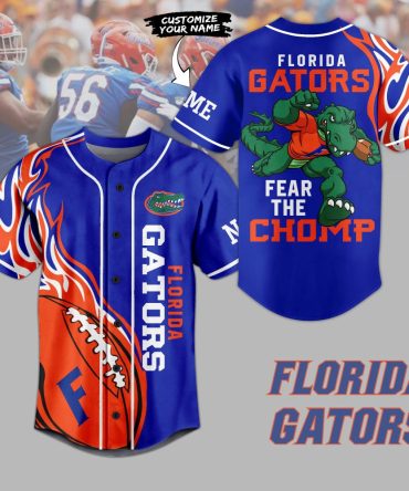 Custom Florida Gators Jersey - Fear The Chomp! Personalize Your Game Day Look Now!