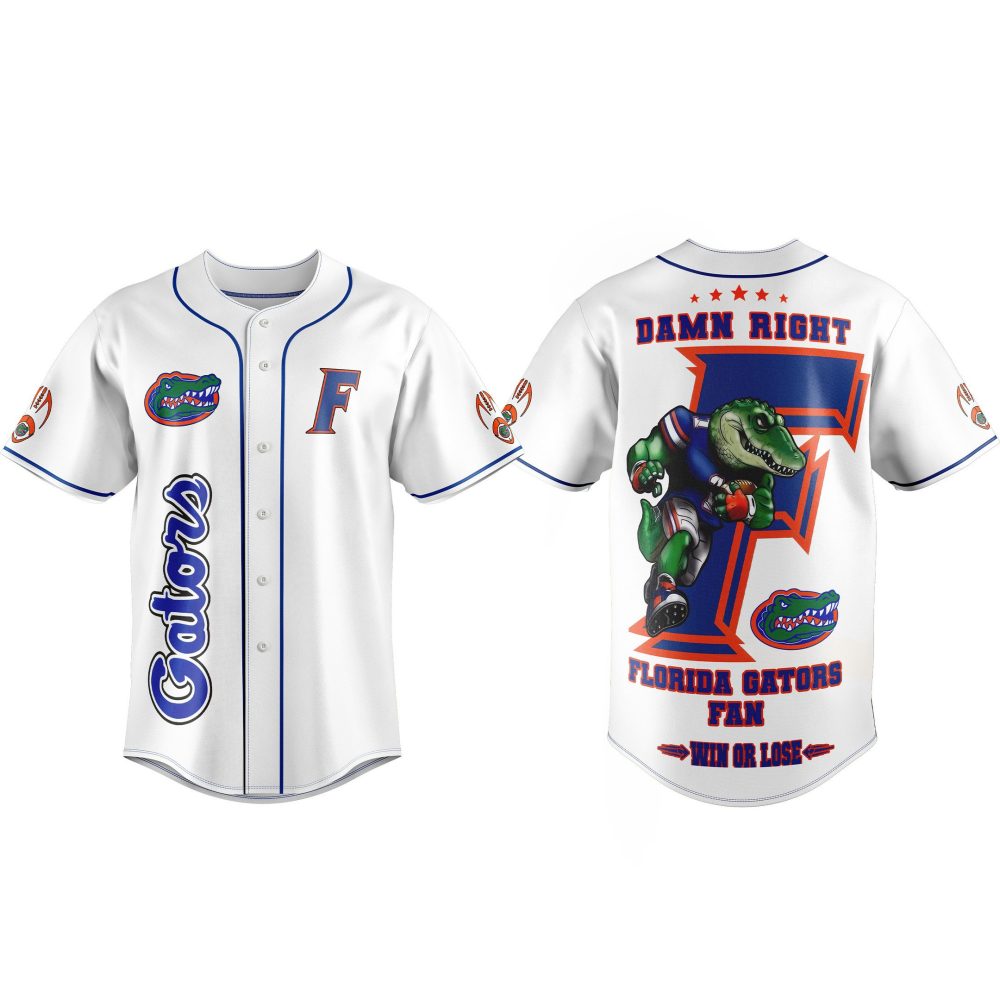 Florida Gators Baseball Jersey - Bold Fan Design, Perfect For Game Day!