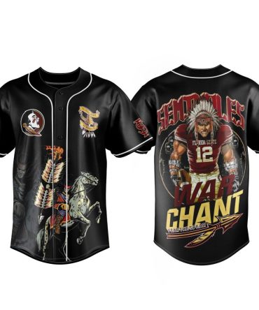 Fsu Seminoles War Chant Jersey - Unique Graphic Sports Fan Apparel