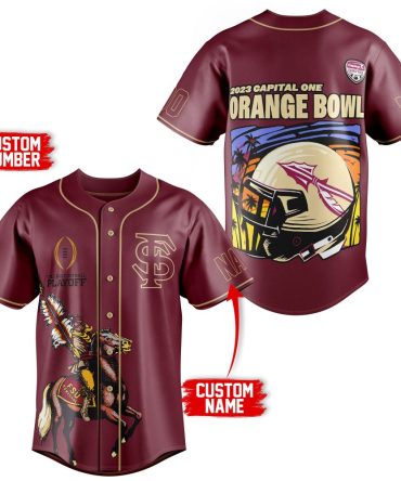 Customizable 2023 Orange Bowl Jersey - Add Your Name & Number - Perfect For Fans!