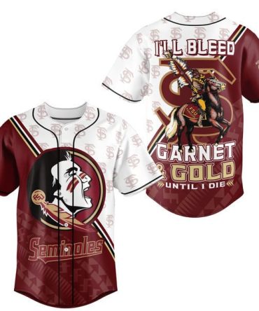 Florida State Seminoles Garnet & Gold Baseball Jersey – Bold Fan Apparel