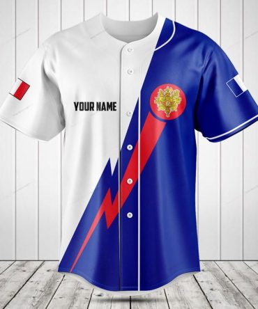Customizable Split-Color Baseball Jersey – Personalize With Your Name & Logo – Perfect For Teams & Events!