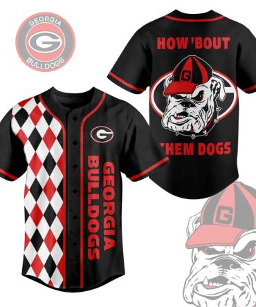 Georgia Bulldogs Baseball Jersey - Bold Design, Perfect For Fans! Show Your Team Spirit!