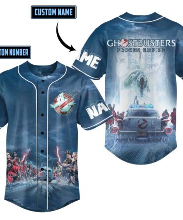Custom Ghostbusters Frozen Empire Jersey - Personalize Name & Number - Unique Fan Gear