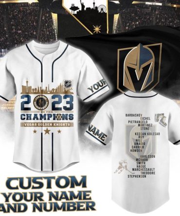 Custom Vegas Golden Knights 2023 Champions Jersey – Add Your Name & Number