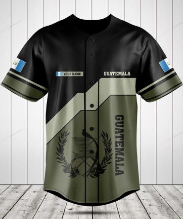 Custom Guatemala Baseball Jersey - Personalized Name & Flag Design - Perfect Gift For Fans