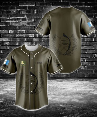 Guatemala Heritage Baseball Jersey - Custom Name & Flag Design, Unisex Fit