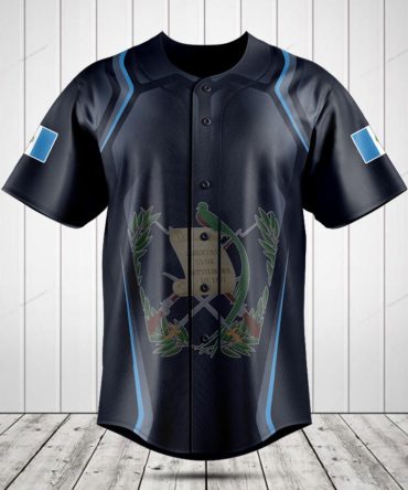 Stylish Black Baseball Jersey With Unique Symbolic Design - Perfect For Sports & Casual Wear