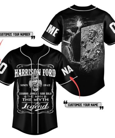 Customize Your Own Indiana Jones Themed Baseball Jersey - Legendary Design & Personal Touch