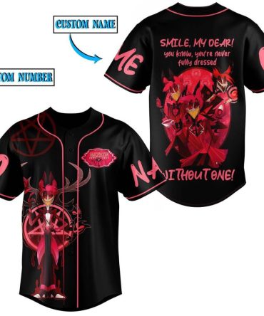 Customizable Anime Baseball Jersey – Unique Design, Add Your Name & Number!