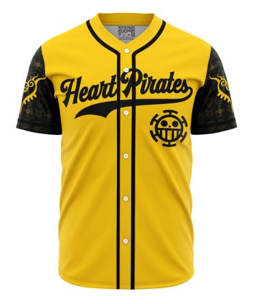 Anime-Inspired Heart Pirates Yellow Jersey - Stylish & Comfortable Fan Apparel