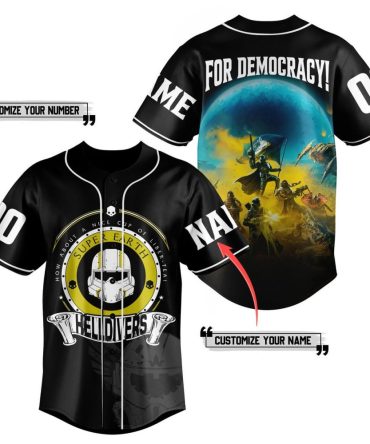 Customizable Sci-Fi Baseball Jersey – Personalize Name & Number, Unique Galactic Design!