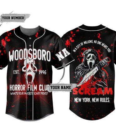 Custom Woodsboro Horror Film Club Jersey – Scream Movie Fan Gear