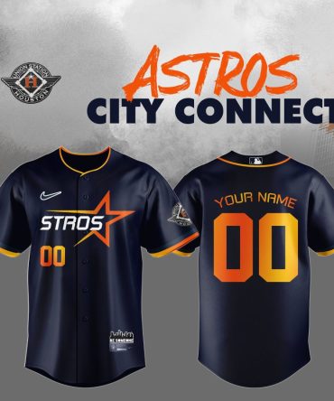 Custom Houston Astros City Connect Jersey – Personalize Your Name & Number