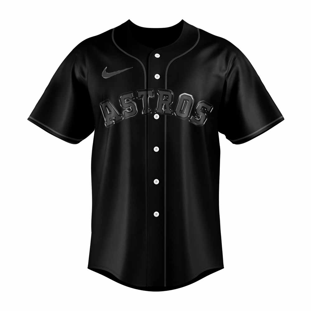 2023 Houston Astros Black Jersey – Limited Edition Fan Gear - Image 2