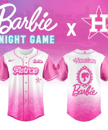 Limited Edition Barbie X Houston Astros Jersey - Pink Night Game Collection