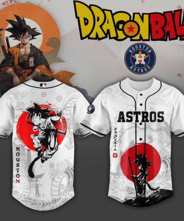 Dragon Ball X Houston Astros Jersey – Limited Edition Anime Baseball Shirt