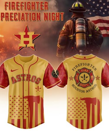 Astros Firefighter Appreciation Jersey - Honor Heroes With Style!
