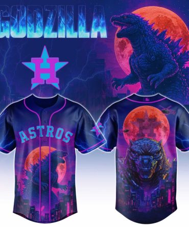 Astros Godzilla Baseball Jersey - Bold Design, Perfect Gift For Fans!