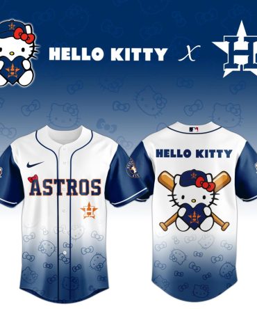 Hello Kitty X Astros Limited Edition Baseball Jersey - Cute & Stylish Fan Gear!