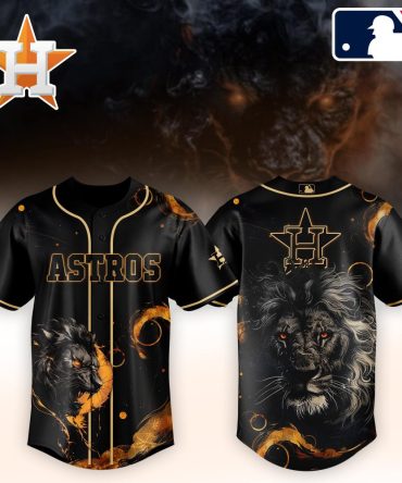 Astros Lion Graphic Baseball Jersey - Bold Limited Edition Fan Gear