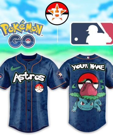 Custom Pokémon Astros Jersey - Personalize With Your Name - Perfect For Fans & Collectors!